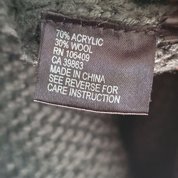 TAHARI Arthur S. Levine Wool Chunky Knit Cowl Sweater Dress Green Womens Sz MP - Picture 7 of 7